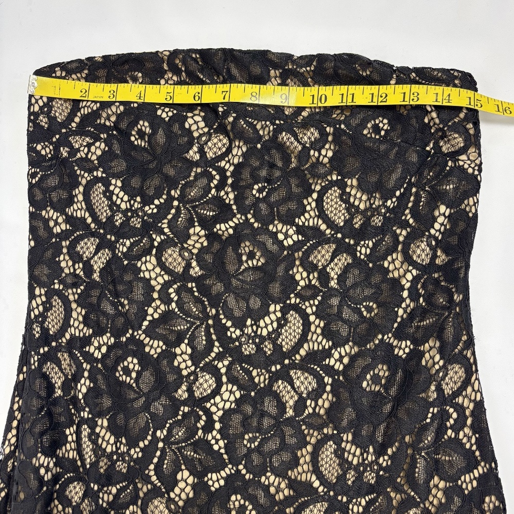 Alexia Admor Zelle Lace Strapless Midi Sheath Dress – Size 10 - Picture 11 of 16